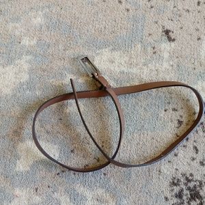 Marni Brown Leather Waist Belt